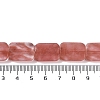 Cherry Quartz Glass Beads Strands G-M420-M05-02-5