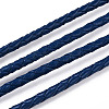 Braided Cowhide Leather Cord NWIR-N005-01M-4mm-2