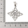 Non-Tarnish Hollow Out 201 Stainless Steel Pendants STAS-G330-01A-P-3