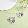 Butterfly Alloy Dangle Earrings for Women JE1085A-3