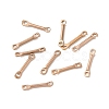 Ion Plating(IP) 304 Stainless Steel Connector Charms STAS-Q323-04B-RG-1