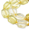 Natural Lemon Quartz Beads Strands G-K245-J03-B01-3