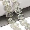 Natural Green Quartz Beads Strands G-H078-B21-01-2