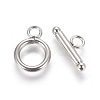 Non-Tarnish 304 Stainless Steel Toggle Clasps STAS-G204-01A-P-1