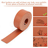 2M Flat Single Face Lychee Pattern Imitation Leather Band LC-WH0010-02A-04-4