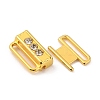 Zinc Alloy Rhinestone Bikini Clips FIND-WH0032-07G-3