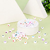 500Pcs 5 Style Initial Acrylic Beads OACR-TA0001-27-5