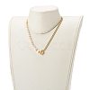 Brass Enamel Curb Chain Necklaces NJEW-JN03482-02-5