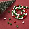 Christmas Theme Glass Beads Strands GLAA-YW0001-82B-5