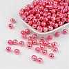 Faceted Colorful Eco-Friendly Poly Styrene Acrylic Round Beads SACR-K001-8mm-65-2