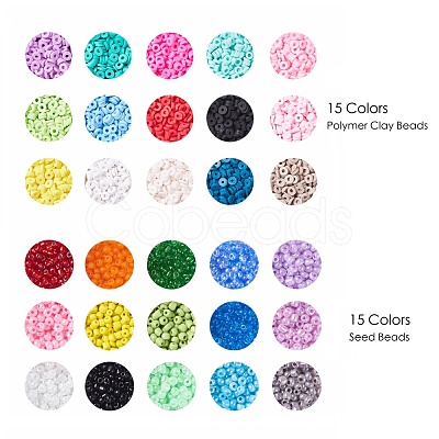 DIY Beads Jewelry Kits DIY-JQ0001-16-4mm-1