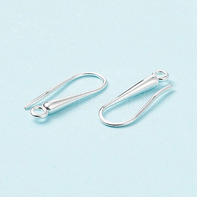 Eco-Friendly Brass Earring Hooks Findings KK-M157-03S-RS-1