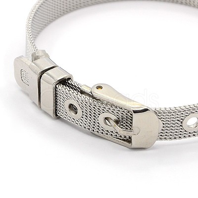 Tarnish Resistant Fashionable Unisex 304 Stainless Steel Watch Band Wristband Bracelets X-BJEW-F065A-01-1