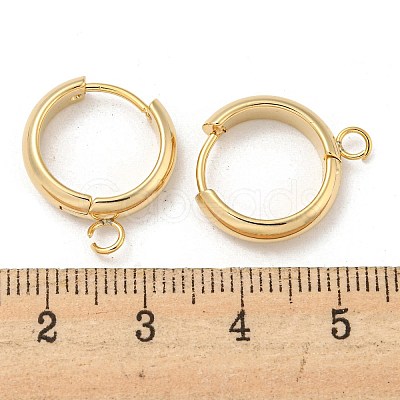 201 Stainless Steel Huggie Hoop Earring Findings STAS-P283-01W-G-1