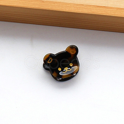 Cellulose Acetate(Resin) Claw Hair Clips OHAR-PW0003-031A-1