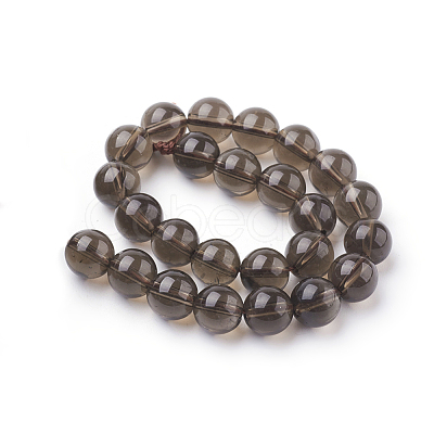 Natural Smoky Quartz Beads Strands G-C175-8mm-1-1