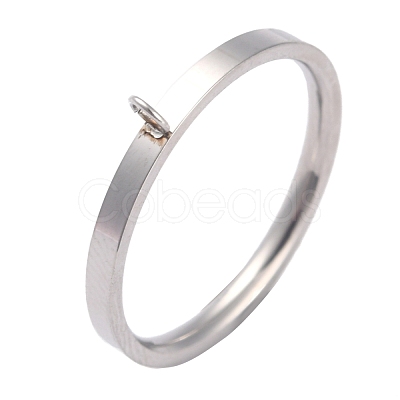 Non-Tarnish 304 Stainless Steel Finger Ring Settings RJEW-O045-09C-P-1