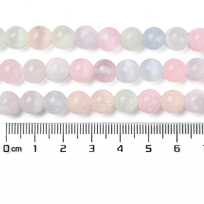 Macaron Color Natural Selenite Beads Strands G-Q162-A01-02B-02-1