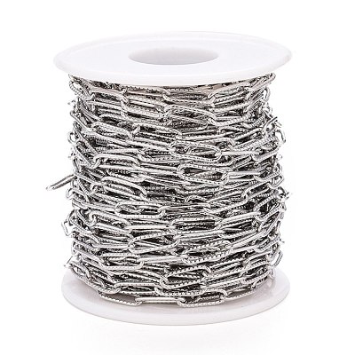 Tarnish Resistant 304 Stainless Steel Cable Chain CHS-M003-14P-1