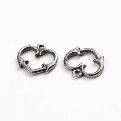 Tarnish Resistant 304 Stainless Steel Toggle Clasps Parts STAS-D142-06B-P-1