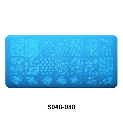 Stainless Steel Nail Art Templates Stamping Plate Set MRMJ-S048-088-1