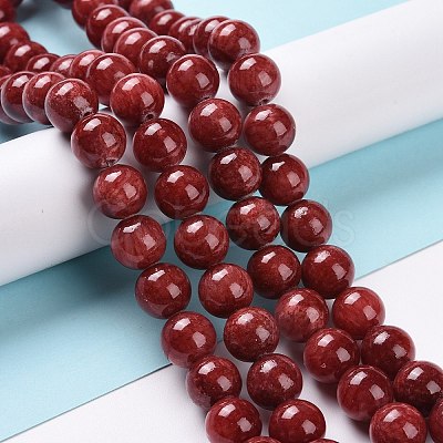 Natural Persian Jade Beads Strands G-D434-4mm-08-1