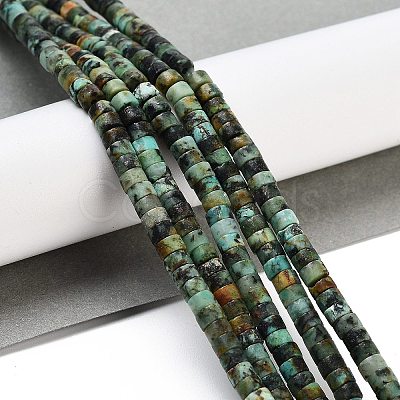 Natural African Turquoise(Jasper) Beads Strands G-A220-B03-01-1