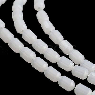 Imitation Jade Glass Beads Strands GLAA-G112-06A-1