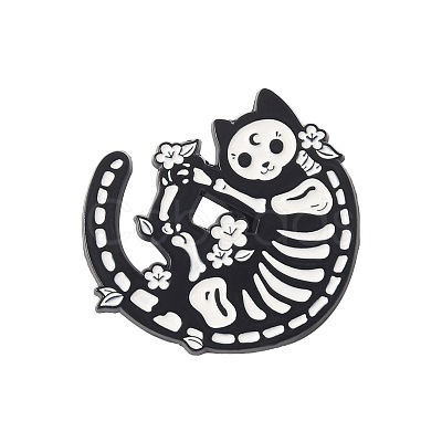 Cat Theme Enamel Pin PW-WG97473-05-1