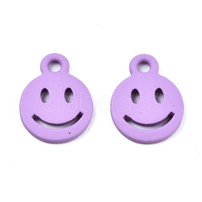 Spray Painted Alloy Charms X-PALLOY-T075-121B-RS-1