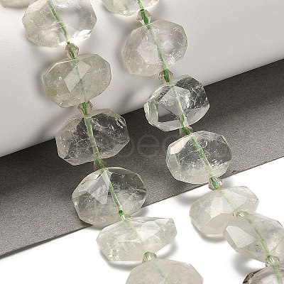 Natural Green Quartz Beads Strands G-H078-B21-01-1