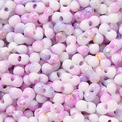 Baking Paint Glass Seed Beads SEED-F005-01A-05-1