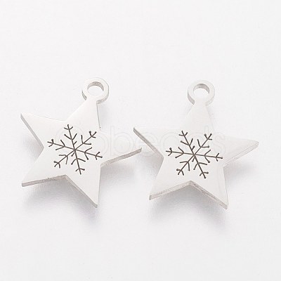 Non-Tarnish 201 Stainless Steel Charms STAS-Q201-T483-1