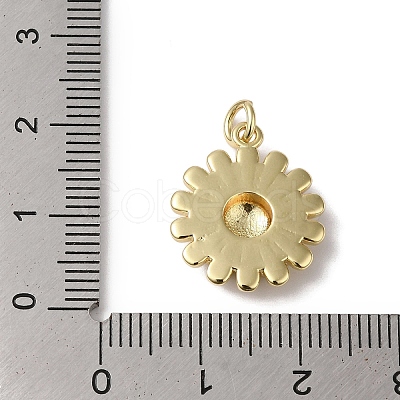 Rack Plating Brass Enamel Pendants KK-B092-28G-1