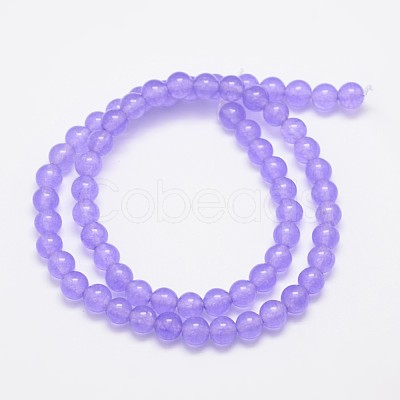 Natural & Dyed Malaysia Jade Bead Strands X-G-A146-6mm-A19-1