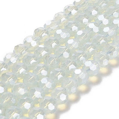 Electroplate Glass Beads Strands EGLA-A035-J8mm-A06-1