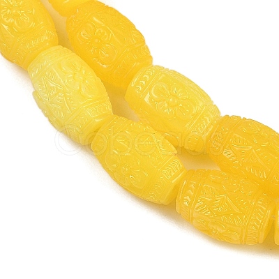 Synthetic Coral Carved Beads Strands CORA-M001-18-1