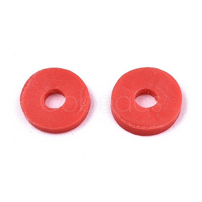 Handmade Polymer Clay Beads X-CLAY-Q251-6.0mm-40-1