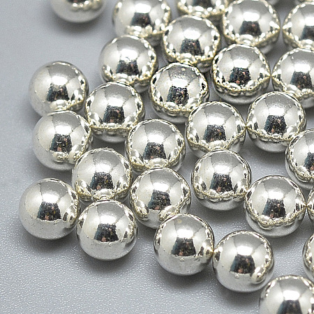 925 Sterling Silver Beads STER-T002-233S-8mm-1