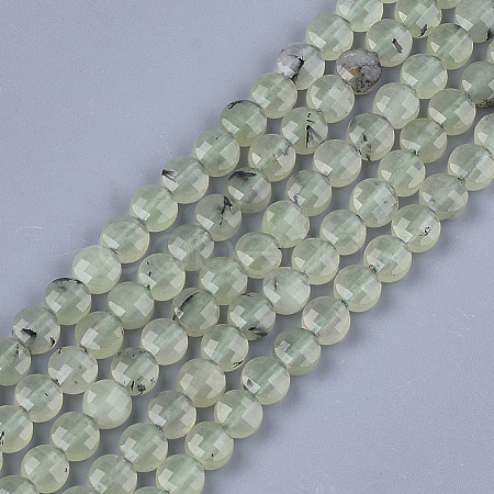 Natural Prehnite Beads Strands G-S354-29-1