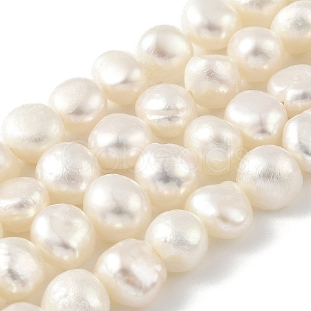 Natural Cultured Freshwater Pearl Beads Strands PEAR-A006-08D-1