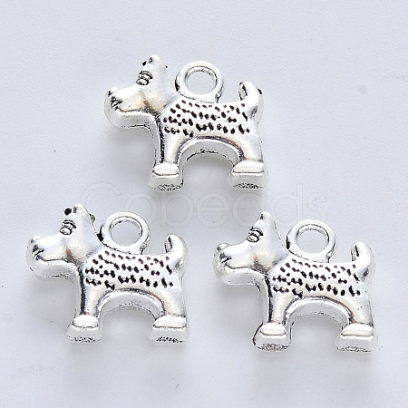 Tibetan Style Alloy Pendants TIBE-R316-010AS-RS-1