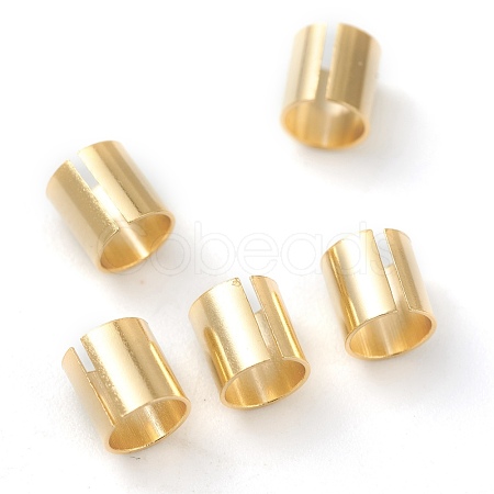 Brass Tube Beads KK-Y003-74G-1