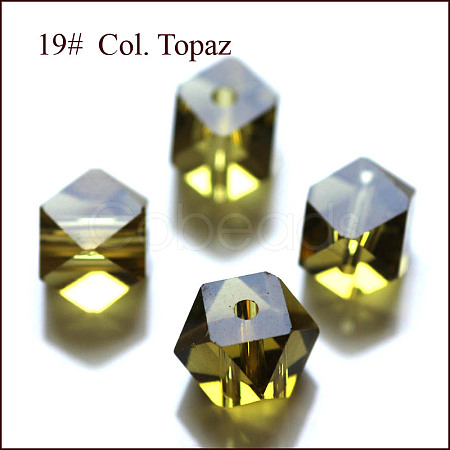 Imitation Austrian Crystal Beads SWAR-F084-6x6mm-19-1