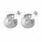 Non-Tarnish 304 Stainless Steel Stud Earrings for Women, Teardop, Stainless Steel Color, no size