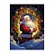 Wooden Puzzles, Children Intelligence Toys, Christmas Theme, Santa Claus, 380x280mm