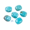 Acrylic Bead, Imitation Jade, Rectangle, Dark Turquoise, 13x11x8mm, Hole: 1.5mm. 510pcs/500g